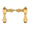 'Venus II' - Brass Door Handle Set