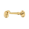 Brass Cabin Hook with Eyelet