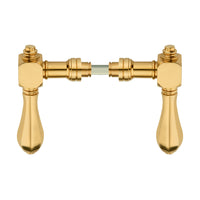 'Venus II' - Brass Door Handle Set