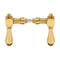 'Venus II' - Brass Door Handle Set