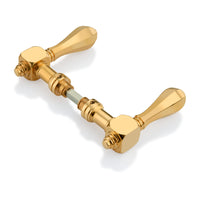 'Venus II' - Brass Door Handle Set